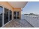 Expansive balcony with panoramic ocean views at 1425 Ocean Shore Blvd # 102, Ormond Beach, FL 32176