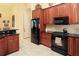 Compact kitchen features modern appliances and ample storage, perfect for cooking at 1317 Dovercourt Ln, Ormond Beach, FL 32174