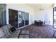 Spacious covered patio with comfortable seating, perfect for relaxing and entertaining at 1317 Dovercourt Ln, Ormond Beach, FL 32174