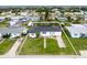 Aerial view of property boundaries with view of other homes and neighborhood at 168 Boynton Blvd, Daytona Beach, FL 32118