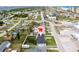 Aerial view of property with location pin showing proximity to intercoastal and beach at 168 Boynton Blvd, Daytona Beach, FL 32118