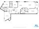 Detailed floor plan illustrating the layout of the property, including room dimensions at 4545 S Atlantic Ave # 3206, Port Orange, FL 32127