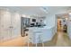 Modern kitchen with stainless steel appliances and a convenient breakfast bar at 4545 S Atlantic Ave # 3206, Port Orange, FL 32127