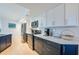 Modern kitchen featuring stainless steel appliances and ample counter space at 4545 S Atlantic Ave # 3206, Port Orange, FL 32127