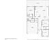 Detailed floorplan showing layout with kitchen, living room, bedrooms, and garage at 6123 Jasmine Vine Dr, Port Orange, FL 32128