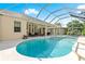 Sparkling pool surrounded by ample patio space, ideal for relaxation and enjoying the sunshine at 3428 Rexford Cir, Ormond Beach, FL 32174