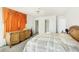 Bedroom featuring a large bed, dresser, and closet at 322 Garden St, Daytona Beach, FL 32114