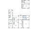 Detailed floor plans of the home, showcasing the layout of the rooms and their dimensions, first and second floors combined at 322 Garden St, Daytona Beach, FL 32114