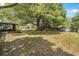 Lush backyard featuring mature trees and partial view of the house at 3385 Ne 44Th Pl, Ocala, FL 34479