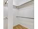 An empty walk-in closet with shelving and clothing rods at 59 Amsden Rd, Ormond Beach, FL 32176