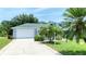 Charming single-story home boasts a two-car garage and beautiful landscaping with manicured lawn at 6172 Knotty Pine Ct, Port Orange, FL 32127