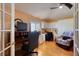 Bright office space with custom built-ins, perfect for remote work at 6172 Knotty Pine Ct, Port Orange, FL 32127