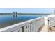Balcony with scenic waterfront views at 925 N Halifax Ave # 1105, Daytona Beach, FL 32118