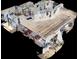 Cutaway diagram of a condo showing the layout of multiple rooms and living spaces at 925 N Halifax Ave # 1105, Daytona Beach, FL 32118