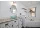 Bright bathroom featuring a soaking tub and a modern vessel sink at 1060 Still Rd, Pierson, FL 32180