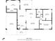 Layout of floor plan featuring kitchen, living room, primary bedroom, and more at 2120 Queen Palm Dr, Edgewater, FL 32141