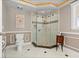 Beautiful bathroom featuring a glass shower and modern toilet at 2924 River Point Dr, Daytona Beach, FL 32118
