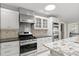 Well-equipped kitchen with modern stainless steel appliances and granite countertops at 2924 River Point Dr, Daytona Beach, FL 32118