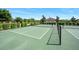Well maintained Community Tennis Courts with privacy landscaping at 3205 Bailey Ann Dr, Ormond Beach, FL 32174