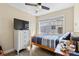 Inviting bedroom featuring a neutral color scheme, natural light, and hardwood floors at 48 Rosewood Ave, Ormond Beach, FL 32174