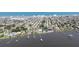 Gorgeous aerial view of waterfront homes with docks, near the ocean and intercoastal waterway at 1155 Ocean Shore Blvd # 702, Ormond Beach, FL 32176