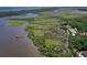 The waterway leads into a large lake near this property at 2189 Old Dixie Hwy, Ormond Beach, FL 32174