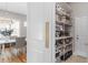 Walk-in pantry with an array of shelving provides lots of storage in this home at 2189 Old Dixie Hwy, Ormond Beach, FL 32174