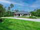 Community clubhouse featuring a welcoming entrance and beautiful landscaping at 27 Winding Creek Way, Ormond Beach, FL 32174