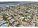 An aerial view shows this property's great location in a neighborhood near the bay at 324 Plaza Blvd, Daytona Beach, FL 32118