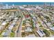 Aerial view of the neighborhood, showcasing the home's proximity to the city, ocean, and local amenities at 324 Plaza Blvd, Daytona Beach, FL 32118