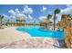 A resort style pool with bridge and tropical landscaping, a great place to relax and unwind at 324 Coral Reef Way, Daytona Beach, FL 32124