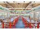 Open-concept restaurant with modern decor, large windows, and ample seating at 324 Coral Reef Way, Daytona Beach, FL 32124