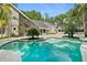 Beautiful pool and backyard offers a private retreat, perfect for relaxation and entertaining at 530 Estates Pl, Longwood, FL 32779