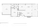Floor plan of a home layout, with dimensions included for the rooms and garage at 437 N Halifax Ave # 9, Daytona Beach, FL 32118