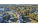 A beautiful community aerial view shows lush green spaces, trees, and a peaceful stream nearby at 133 Blue Heron Dr # C, Daytona Beach, FL 32119