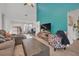 Cozy living room with modern furnishings and a large window providing natural light at 133 Blue Heron Dr # C, Daytona Beach, FL 32119