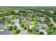 Community aerial showing mature landscaping, well-kept homes, and winding neighborhood streets at 1357 Liam Cir, Ormond Beach, FL 32174