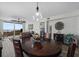 Stylish dining area with views of the ocean and modern decor at 3370 Ocean Shore Blvd # 205-B, Ormond Beach, FL 32176
