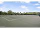 Spacious outdoor tennis courts offer an active lifestyle and recreation at 44 Sandra Dr, Ormond Beach, FL 32176