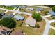 Aerial view of a single-Gathering home in a quiet neighborhood at 10031 Sw 62Nd Cir, Ocala, FL 34476