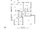 Detailed floor plan showcasing the layout of a home, including room dimensions and square footage at 117 Hagge Dr, Daytona Beach, FL 32124