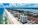 Wonderful coastal view of the high-rise condos sitting along a picturesque ocean and sandy beach at 2937 S Atlantic Ave # 2001, Daytona Beach, FL 32118