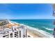 High-rise balcony showcasing oceanfront views and the cityscape along the coast at 2937 S Atlantic Ave # 2001, Daytona Beach, FL 32118