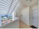 Bright hallway leading to the unit's entrance with a view of the city at 2937 S Atlantic Ave # 2001, Daytona Beach, FL 32118