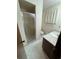 Neutral bathroom featuring a shower with a sliding door and a single sink vanity at 9393 Sw 102Nd Pl, Ocala, FL 34481