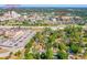 Wonderful aerial view of property, pool, and proximity to Halifax Medical Center at 1159 Magnolia Ave, Daytona Beach, FL 32114