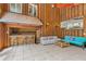 Spacious enclosed outdoor area with pool, dining, bar, and seating at 1159 Magnolia Ave, Daytona Beach, FL 32114