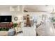 Inviting living room transitioning into dining space, filled with natural light and stylish decor at 1465 Admrial Nimitz Ave, Daytona Beach, FL 32124