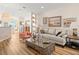 Comfortable living room with stylish furnishings, hardwood floors, and an inviting atmosphere for relaxation and conversation at 1504 N Atlantic Ave, Daytona Beach, FL 32118