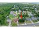 Aerial view of a serene residential area with tree-lined streets and well-maintained homes at 241 Sanchez Ave, Ormond Beach, FL 32174